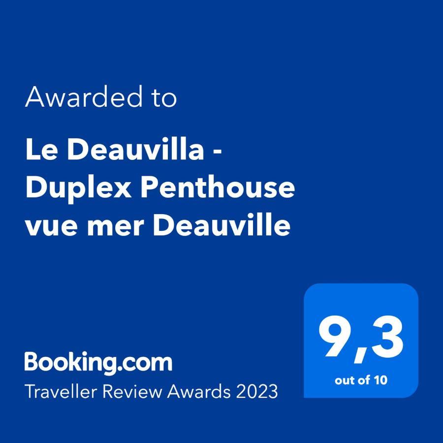 Le Deauvilla - Duplex Penthouse Vue Mer Deauville Exterior photo